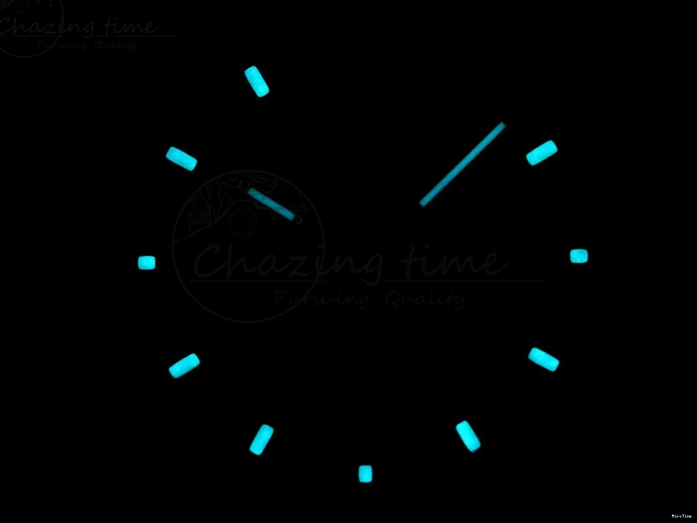 MiroTime 0319 Casual Daytona DIW Carbon Case and Bezel DIWF Edition White Blue Dial on Blue Nylon Strap A 1886